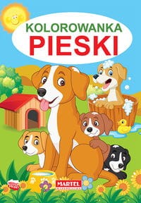 Kolorowanka. Pieski