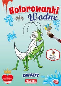 Kolorowanka wodna Owady.