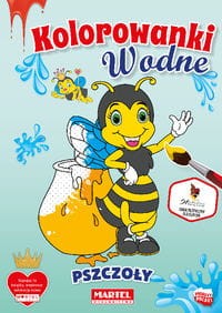 Kolorowanka wodna Pszczoły.