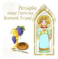 Pamiątka mojej Pierwszej Komunii Świętej (z aniołkiem)
