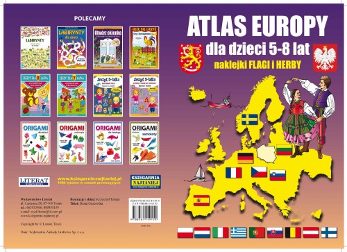 Atlas Europy dla dzieci 5-8 lat