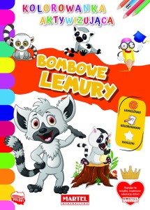 Kolorowanka aktywizująca z naklejkami. Bombowe lemury