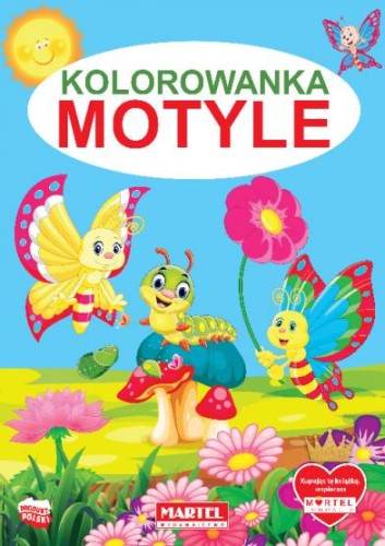 Kolorowanka. Motyle