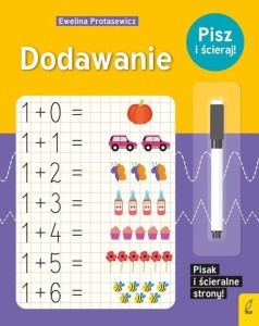 Pisz i ścieraj! Dodawanie (pisak i ścieralne strony)