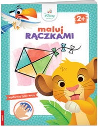 Disney Maluch. Maluj rączkami. Simba (malowanka wodna)