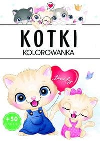 Kolorowanka Kotki (z naklejkami)