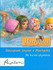 Zaczynam czytać z Martynką. Martynka na kursie pływania