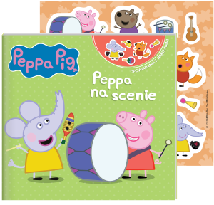 Peppa na scenie. Świnka Peppa. Opowiadania z naklejkami (w środku naklejki)