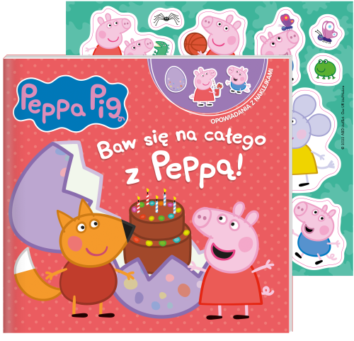 Peppa Pig Opowiadania z naklejkami 8. Baw się na całego z Peppą! (w środku naklejki)