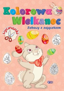 Kolorowa Wielkanoc. Zabawy z zajączkiem.