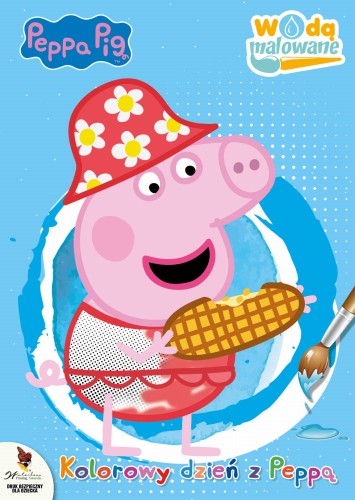 Kolorowy dzień z Peppą. Wodą malowane. Świnka Peppa