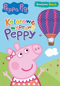 Peppa Pig. Kreatywny maluch Kolorowe wyprawy Peppy (w środku naklejki)
