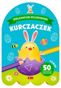Wielkanocne kolorowanki. Kurczaczek
