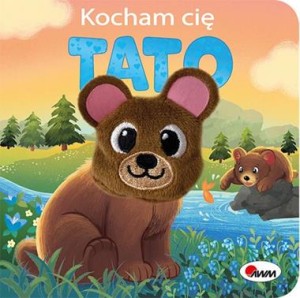 Kocham Cię Tato (książka sensoryczna) książka z pacynką
