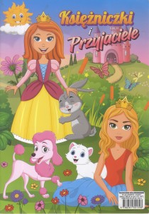 Kolorowanka z naklejkami. Księżniczki i przyjaciele