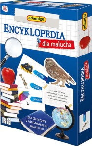 Encyklopedia dla malucha (gra planszowa z wierszowanymi zagadkami)