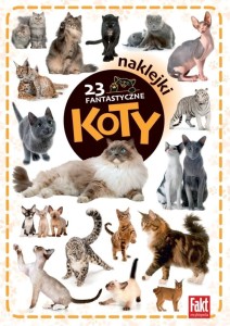 23 fantastyczne koty (z naklejkami)