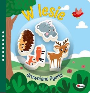Drewniane figurki. W lesie (książka sensoryczna)