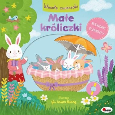 Wesołe zwierzaki małe króliczki