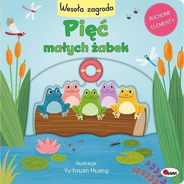Wesoła zagroda pięć małych żabek