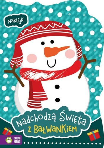 Nadchodzą święta z bałwankiem (naklejki)