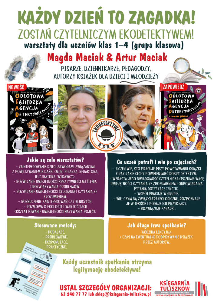 Warsztaty czytelnicze M. M. Maciak